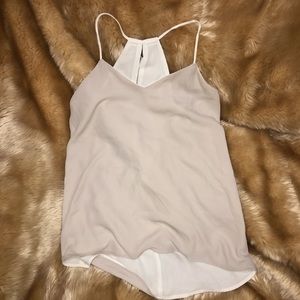 ‼️SOLD‼️Beige/white reversible downtown express